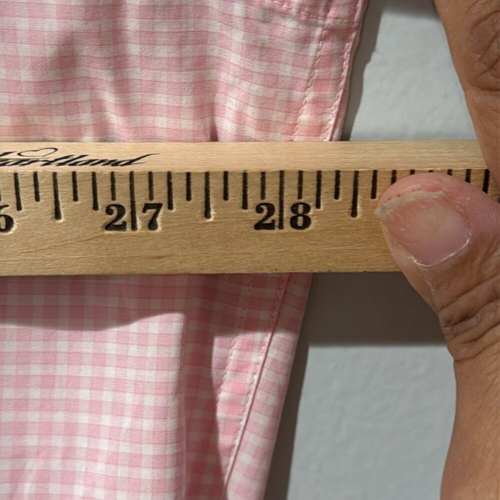 Peter Millar Men's Gingham Shirt Size XX large Business Casual - Picture 6 of 8